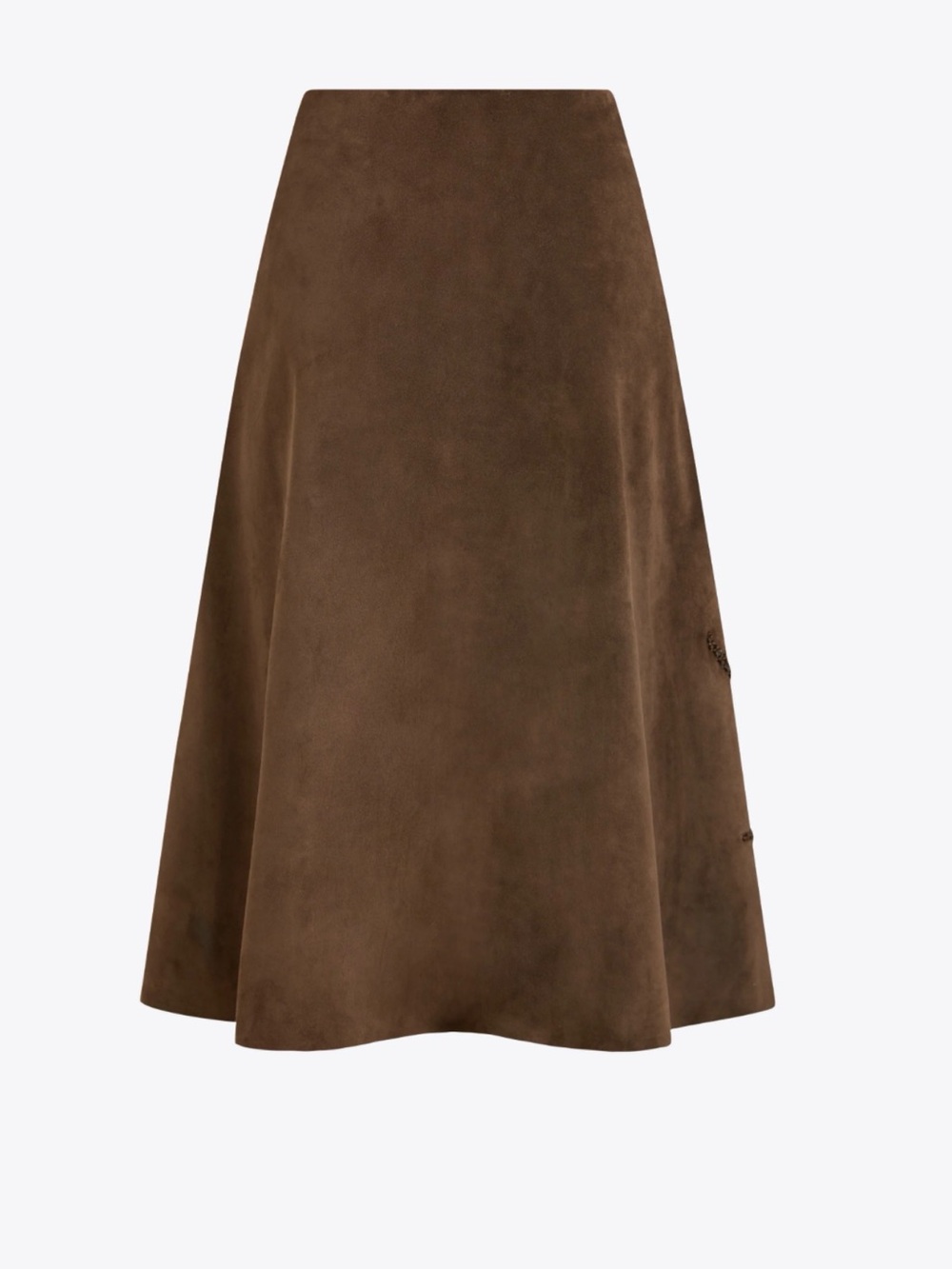 🤎 NWT Mystery nyc Classic A-Line Midi Skirt - Brown